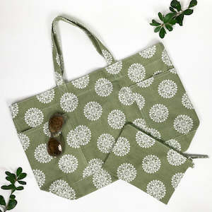 Persia Beach Bag - Green