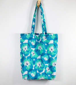 Bags: Poppy Tote Bag - Turquoise