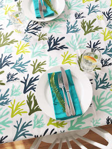Table Linen: Coral Tablecloth