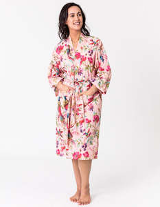 Paradise Rose Kimono Robe