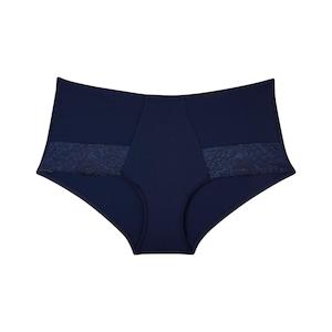 Knicker: Nightingale Lace Full Brief - Navy