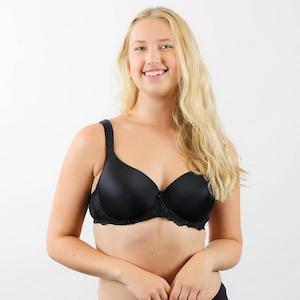 Smooth Operator Bras: Smooth T Shirt Bra - Black