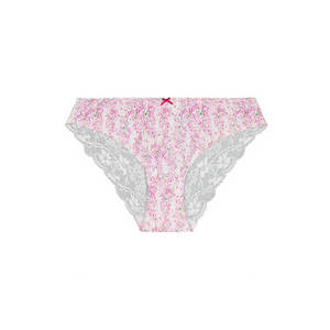 Bikini Brief: Lace Bum Bikini Brief - Wisteria
