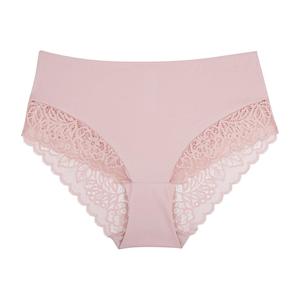 Midi Brief: Lily Lace Midi Brief - Blush Pink