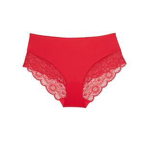 Midi Brief: Peony Midi Brief - Savvy Red