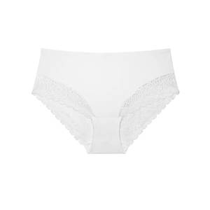 Lily Lace Midi Brief - White