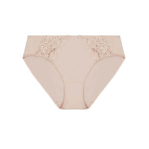 Midi Brief: Lace Midi Brief - Almond