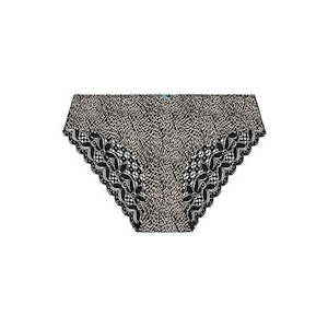 Queen of the Nile Lace Bum Bikini Brief - Ebony Black
