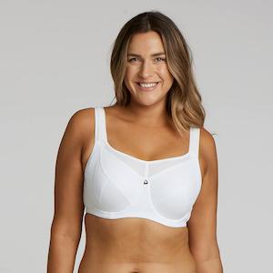 White Bras: Active Bra - White