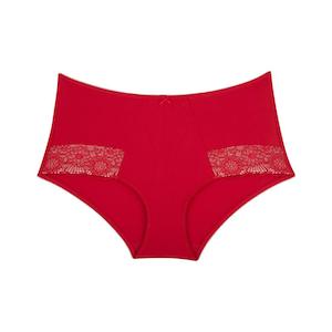 Peony Lace Full Brief - Savvy Red