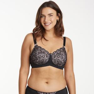 Radiate Wirefree Bra - Blush Black