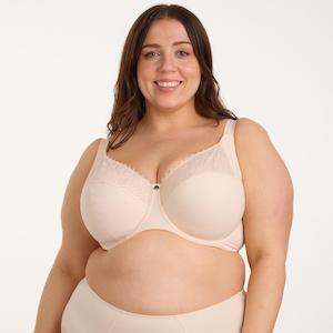 Willow Lace Premium Support Bra - Latte