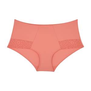 Lily Lace Full Brief - Terra Cotta