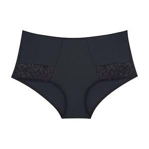 Lily Lace Full Brief - Black
