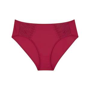 Willow Lace Midi Brief - Beaujolais
