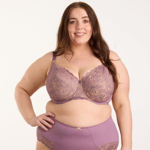 Radiate Lace Premium Support Bra - Lavender Spritz
