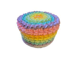 Products: Pastel Rainbow cake Rosebowl Cafe & Bake