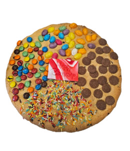Giant Happy Birthday Cookie Rosebowl Cafe & Bake