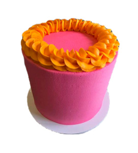 Products: Plain Ruffle Cake Rosebowl Cafe & Bake