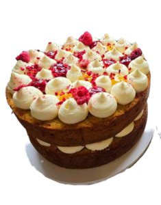 Products: Raspberry & Lemon Cake Rosebowl Cafe & Bake