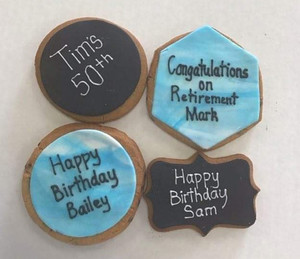 Products: Piped Personalised Cookies Rosebowl Cafe & Bake