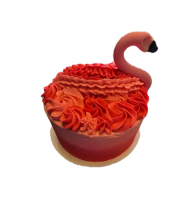 Products: Flamingo Cake Rosebowl Cafe & Bake