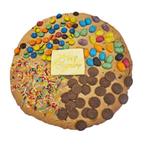 Giant Happy Birthday Cookie Rosebowl Cafe & Bake