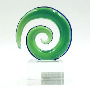 Best Sellers: Emerald Spiral Koru Sculpture