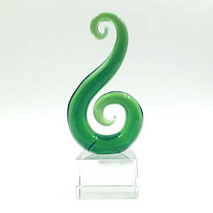Emerald Koru Harmony Sculpture