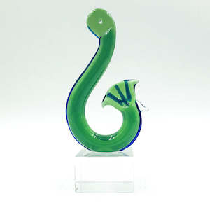 Kiwiana And Souvenirs: Emerald Glass Fish Hook