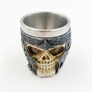 Men: Warrior Skull Shot Glass