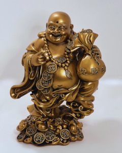Men: Golden Prosperity Buddha Statue