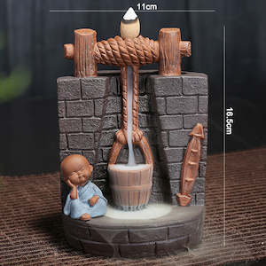 Little Monk Back Flow Incense Burner