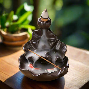 Fish Pond Back Flow Incense Burner