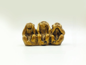 Figurines: 3 Wise Monkeys