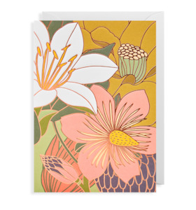 Birthday: Floral blank card