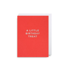 Birthday: Birthday treat card - mini