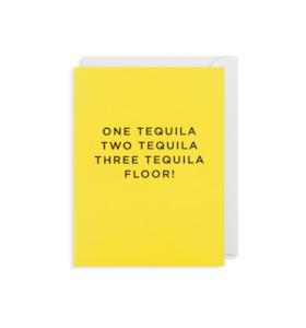 Birthday: Tequila card - mini