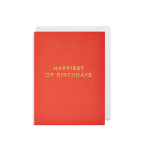Birthday: Happy birthday card - mini