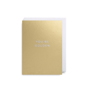 Birthday: You're golden card - mini
