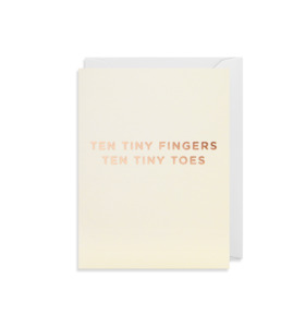 Special Occasions: Tiny toes card - mini