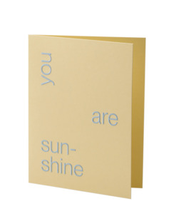 Sunshine Card