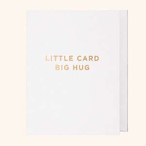 Sympathy: Little Card Big Hug