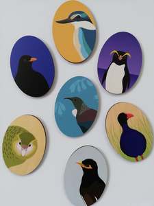 Homeware: Wood Magnets