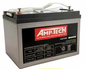 Batteries: AMP-Tech Deep Cycle AGM Battery