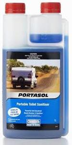 Bathroom And Laundry: Chemtech Portasol Toilet Sanitizer - 1 litre
