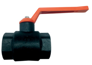 Poly Ball Valve 25mm - Orange Handle