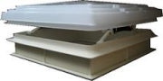 Roofing And Wall Vents: 4 Way Roof Vent 400mm x 400mm White, 42-70mm Roof