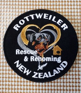 Products: Embroidered Patch RRRNZ - Rottweiler Rescue