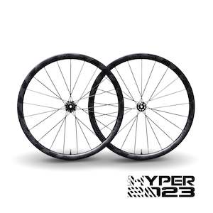 Road Wheels: Lún: HYPER Gen2 D33 (35mm all round) Disc Brake Carbon Wheelset